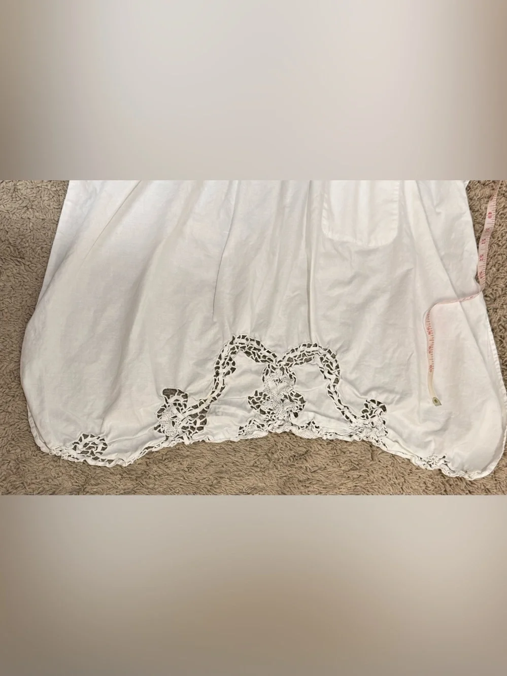 Beautiful White Lace Apron – Cottagecore / Shabby Chic Style size S